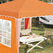 Cort de Petrecere Pop-up Portocaliu 288 x 288 x 245 cm - WALTI WALTI