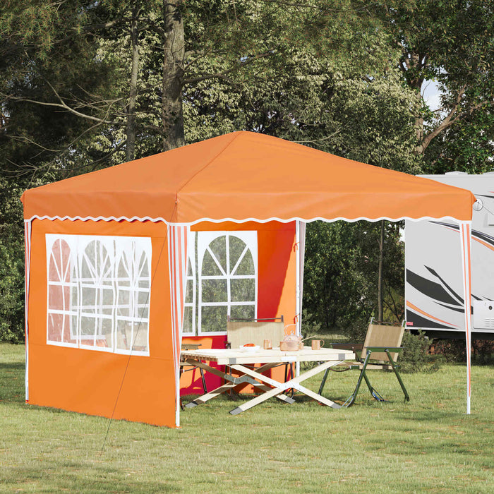 Cort de Petrecere Pop-up Portocaliu 288 x 288 x 245 cm - WALTI WALTI