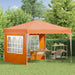 Cort de Petrecere Pop-up Portocaliu 288 x 288 x 245 cm - WALTI WALTI