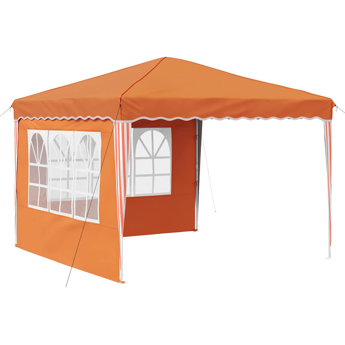 Cort de Petrecere Pop-up Portocaliu 288 x 288 x 245 cm - WALTI WALTI