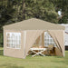 Cort de Petrecere Pop-up Crem 288 x 288 x 245 cm - WALTI WALTI