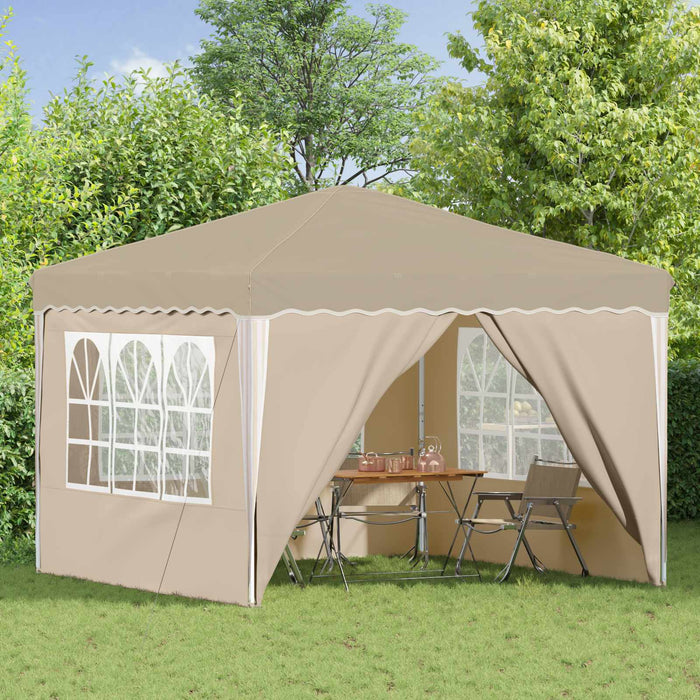 Cort de Petrecere Pop-up Crem 288 x 288 x 245 cm - WALTI WALTI