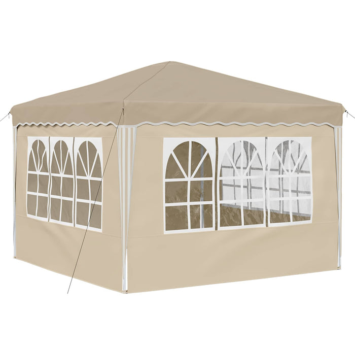 Cort de Petrecere Pop-up Crem 288 x 288 x 245 cm - WALTI WALTI