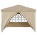 Cort de Petrecere Pop-up Crem 288 x 288 x 245 cm - WALTI WALTI