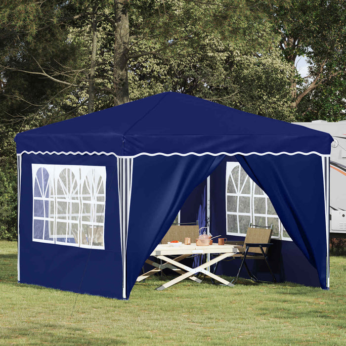 Cort de Petrecere Pop-up albastru 288 x 288 x 245 cm - WALTI WALTI