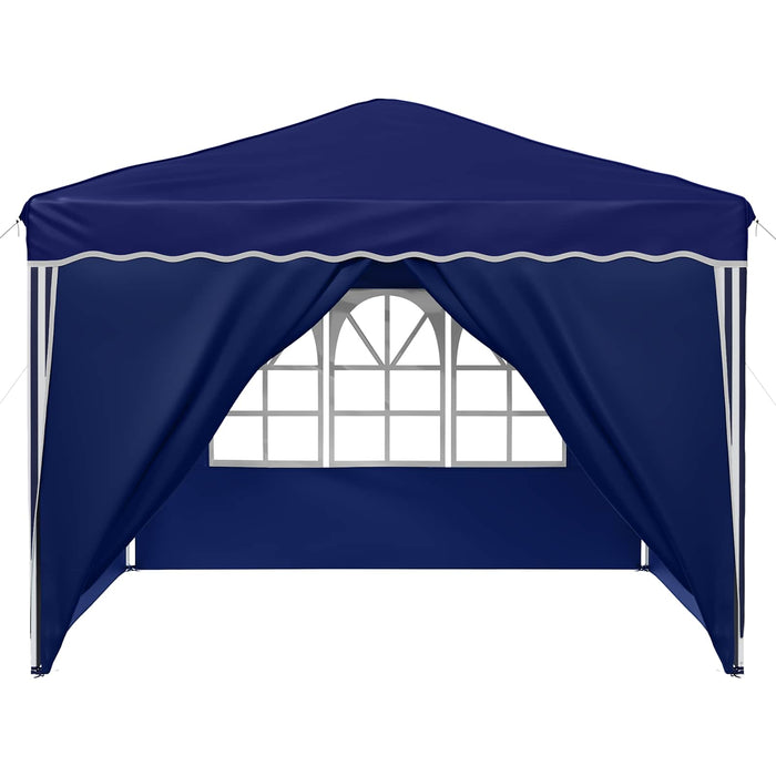 Cort de Petrecere Pop-up albastru 288 x 288 x 245 cm - WALTI WALTI