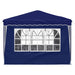 Cort de Petrecere Pop-up albastru 288 x 288 x 245 cm - WALTI WALTI