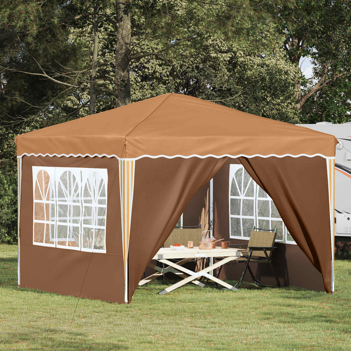 Cort de Petrecere Pop-up Bej 288 x 288 x 245 cm Material Oxford - WALTI WALTI