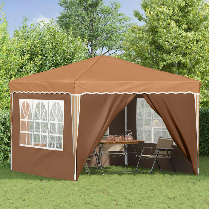Cort de Petrecere Pop-up Bej 288 x 288 x 245 cm Material Oxford - WALTI WALTI