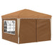 Cort de Petrecere Pop-up Bej 288 x 288 x 245 cm Material Oxford - WALTI WALTI