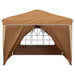 Cort de Petrecere Pop-up Bej 288 x 288 x 245 cm Material Oxford - WALTI WALTI