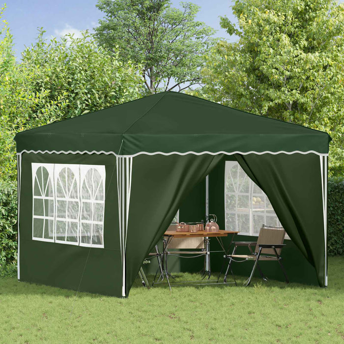 Cort de Petrecere Pop-up Verde 288 x 288 x 245 cm - WALTI WALTI