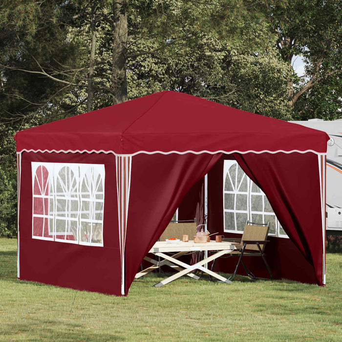 Cort de Petrecere Pop-up Burgundy 288 x 288 x 245 cm - WALTI WALTI