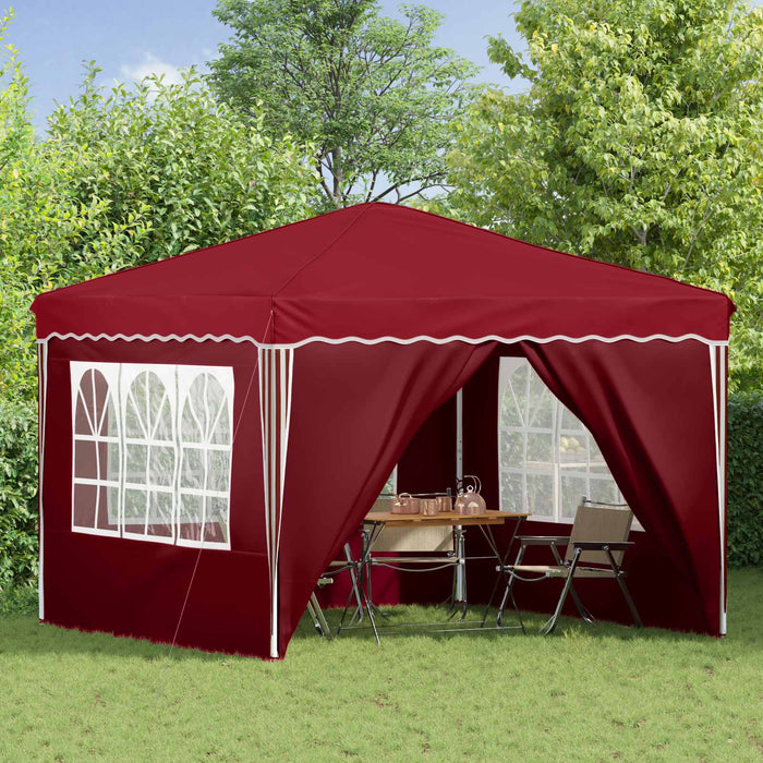 Cort de Petrecere Pop-up Burgundy 288 x 288 x 245 cm - WALTI WALTI