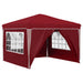 Cort de Petrecere Pop-up Burgundy 288 x 288 x 245 cm - WALTI WALTI