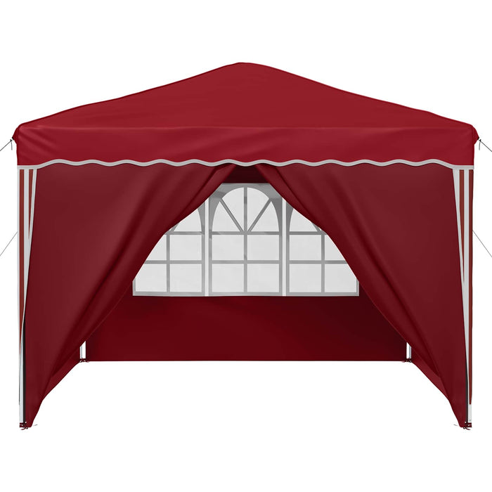 Cort de Petrecere Pop-up Burgundy 288 x 288 x 245 cm - WALTI WALTI
