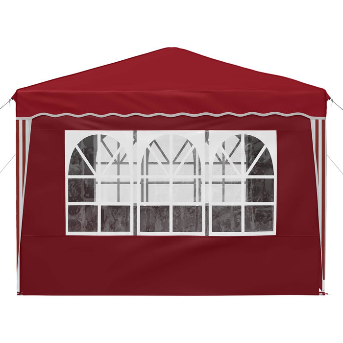 Cort de Petrecere Pop-up Burgundy 288 x 288 x 245 cm - WALTI WALTI