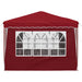 Cort de Petrecere Pop-up Burgundy 288 x 288 x 245 cm - WALTI WALTI
