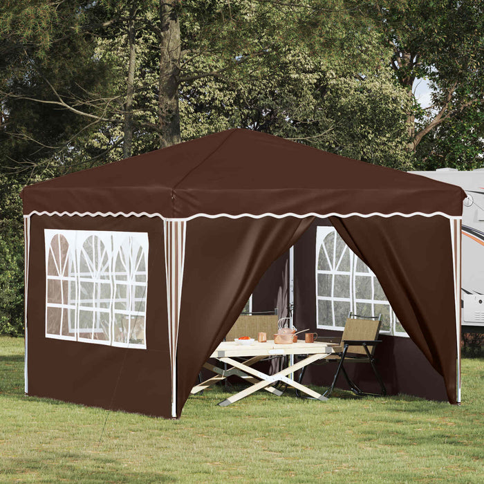 Cort de Petrecere Pop-up Maro 288 x 288 x 245 cm - WALTI WALTI