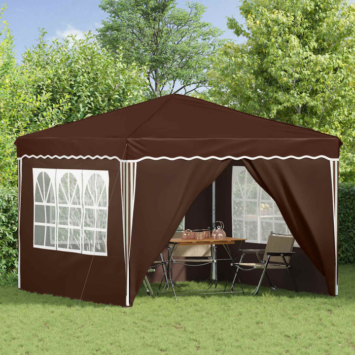 Cort de Petrecere Pop-up Maro 288 x 288 x 245 cm - WALTI WALTI