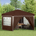 Cort de Petrecere Pop-up Maro 288 x 288 x 245 cm - WALTI WALTI