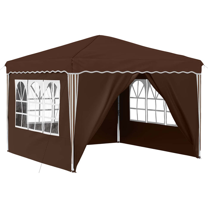 Cort de Petrecere Pop-up Maro 288 x 288 x 245 cm - WALTI WALTI