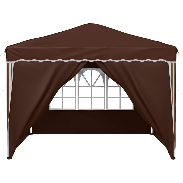 Cort de Petrecere Pop-up Maro 288 x 288 x 245 cm - WALTI WALTI