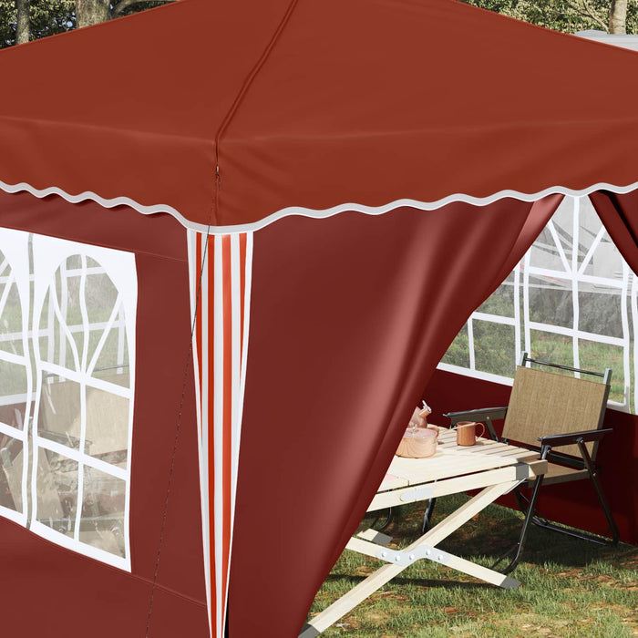 Cort de Petrecere Pop-up Terracota 288 x 288 x 245 cm - WALTI WALTI