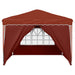 Cort de Petrecere Pop-up Terracota 288 x 288 x 245 cm - WALTI WALTI