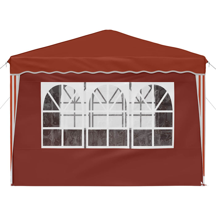 Cort de Petrecere Pop-up Terracota 288 x 288 x 245 cm - WALTI WALTI