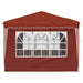 Cort de Petrecere Pop-up Terracota 288 x 288 x 245 cm - WALTI WALTI