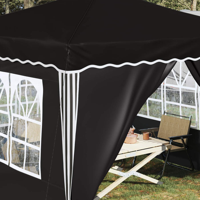 Cort de Petrecere Pop-up Negru 288 x 288 x 245 cm - WALTI WALTI