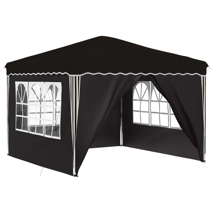 Cort de Petrecere Pop-up Negru 288 x 288 x 245 cm - WALTI WALTI