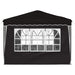 Cort de Petrecere Pop-up Negru 288 x 288 x 245 cm - WALTI WALTI