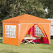 Cort de Petrecere Pop-up Portocaliu 288 x 288 x 245 cm - WALTI WALTI