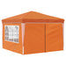 Cort de Petrecere Pop-up Portocaliu 288 x 288 x 245 cm - WALTI WALTI