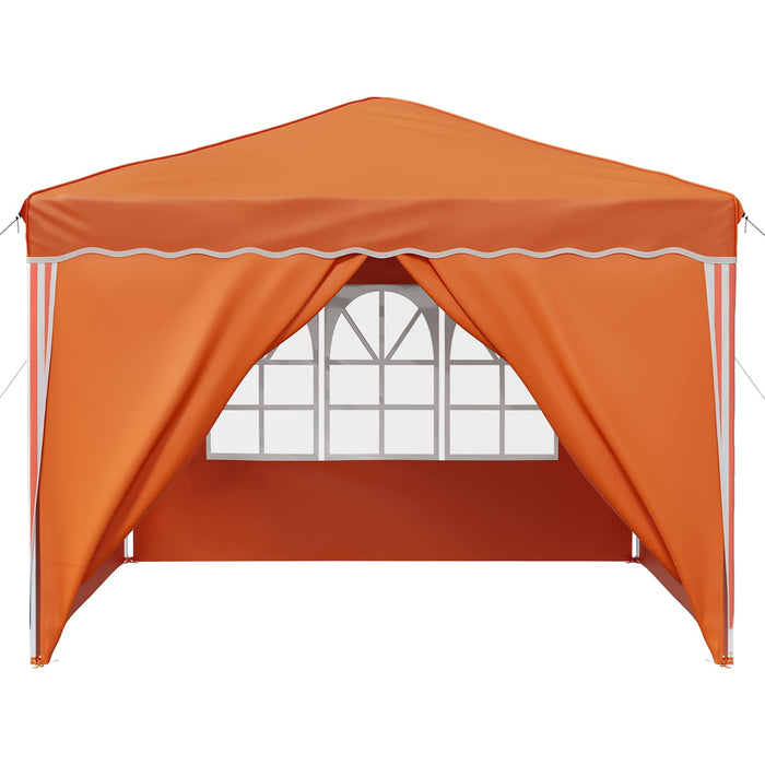 Cort de Petrecere Pop-up Portocaliu 288 x 288 x 245 cm - WALTI WALTI