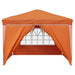Cort de Petrecere Pop-up Portocaliu 288 x 288 x 245 cm - WALTI WALTI