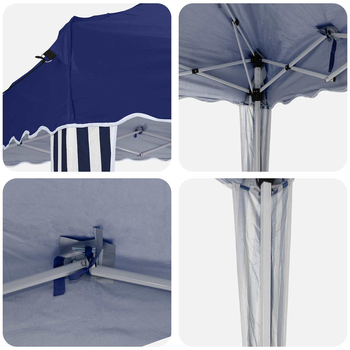 Cort de Petrecere Pop-up 575 x 290 x 245 cm albastru - WALTI WALTI