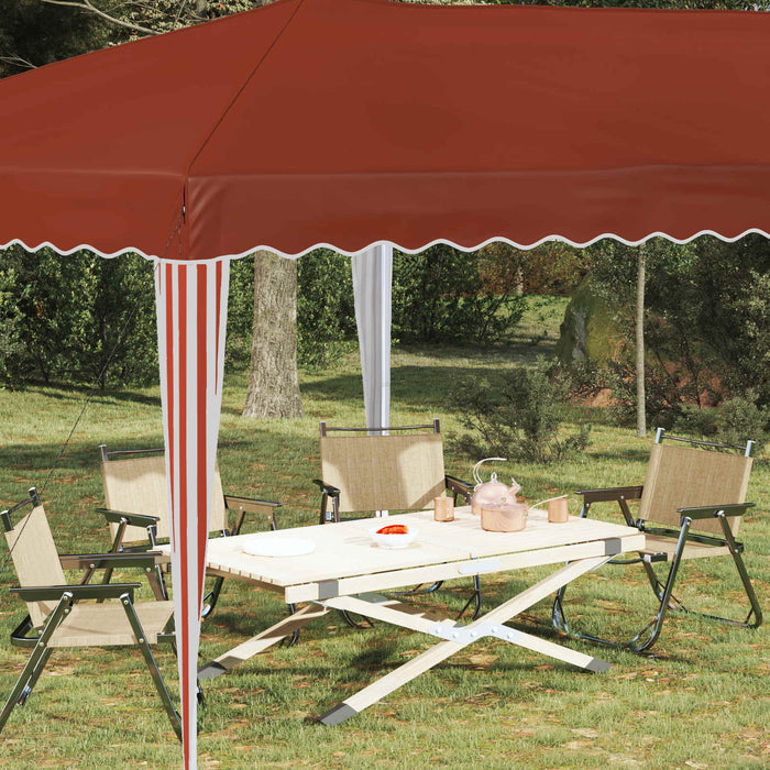 Cort de Petrecere Pop-up 575 x 290 x 245 cm Terracota - WALTI WALTI