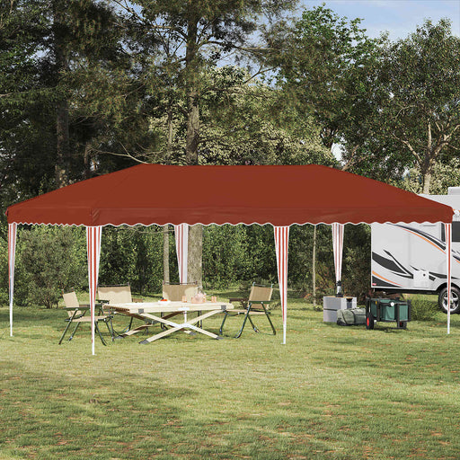 Cort de Petrecere Pop-up 575 x 290 x 245 cm Terracota - WALTI WALTI