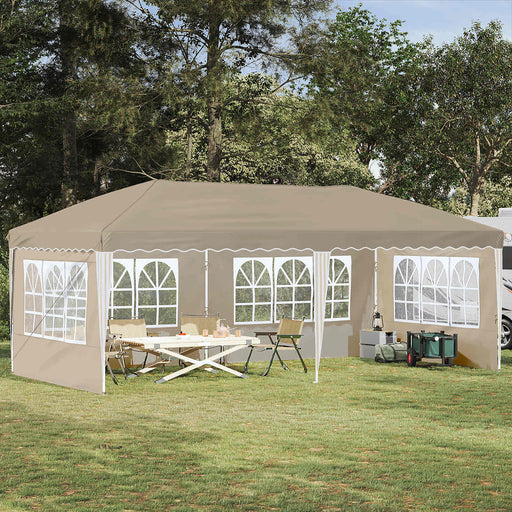 Cort de Petrecere Pop-up 575 x 289 x 245 cm Crem - WALTI WALTI