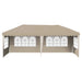 Cort de Petrecere Pop-up 575 x 289 x 245 cm Crem - WALTI WALTI