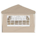Cort de Petrecere Pop-up 575 x 289 x 245 cm Crem - WALTI WALTI