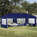 Cort de Petrecere Pop-up 575 x 289 x 245 cm albastru - WALTI WALTI