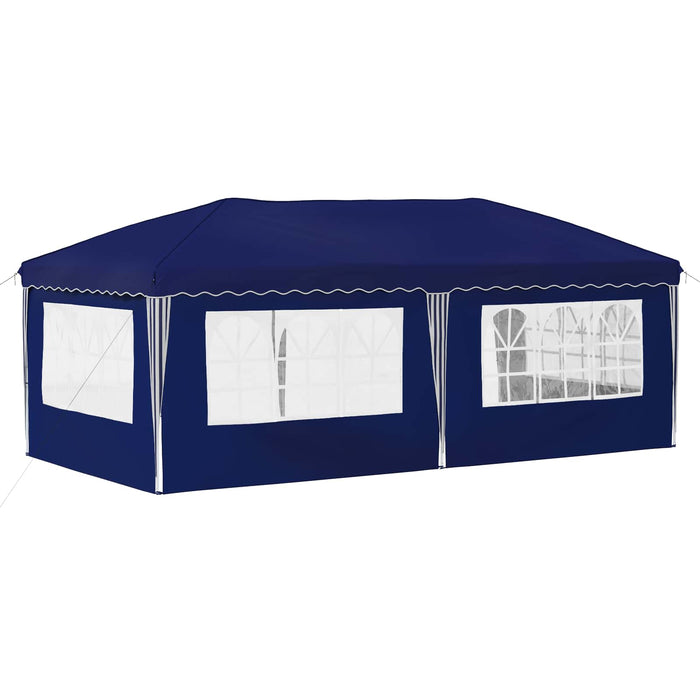 Cort de Petrecere Pop-up 575 x 289 x 245 cm albastru - WALTI WALTI