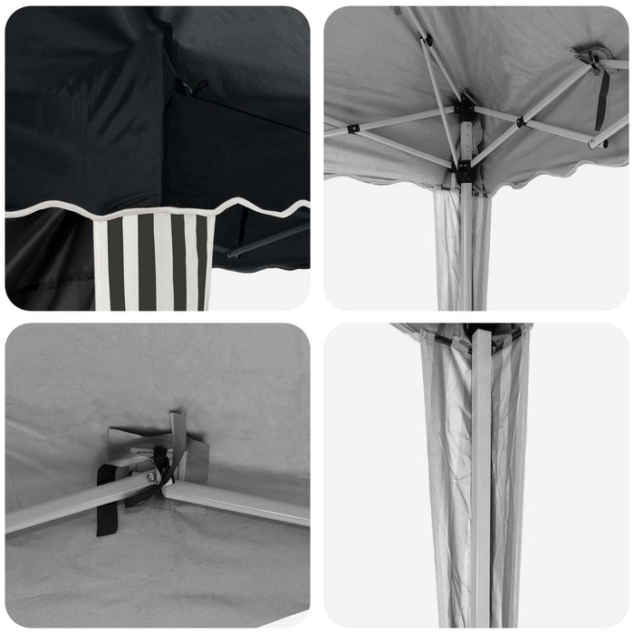 Cort de Petrecere Pop-up 575 x 289 x 245 cm Antracit - WALTI WALTI