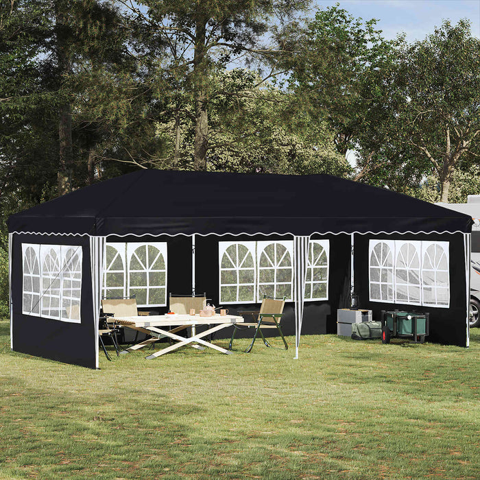 Cort de Petrecere Pop-up 575 x 289 x 245 cm Antracit - WALTI WALTI