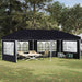 Cort de Petrecere Pop-up 575 x 289 x 245 cm Antracit - WALTI WALTI