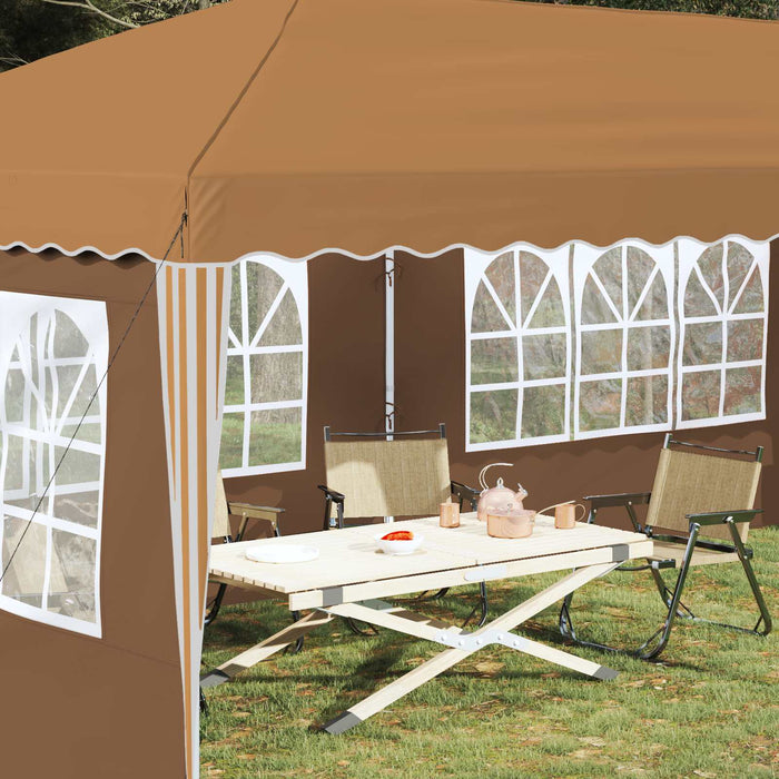 Cort de Petrecere Pop-up 575 x 289 x 245 cm Bej - WALTI WALTI